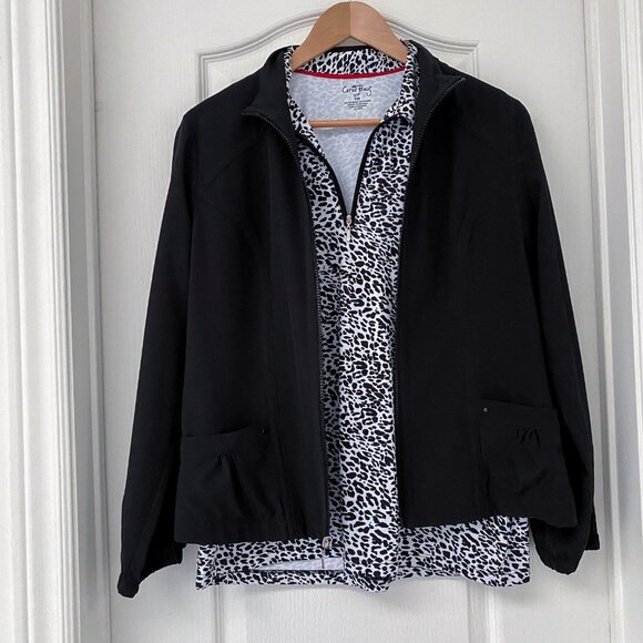 Coral Bay golf - Full Zip Front Collared Lightweight Active Sport Jacket - Picture 3 of 9